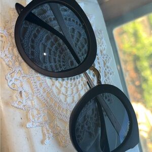 Quay Australia Black Oversized Sunglasses
